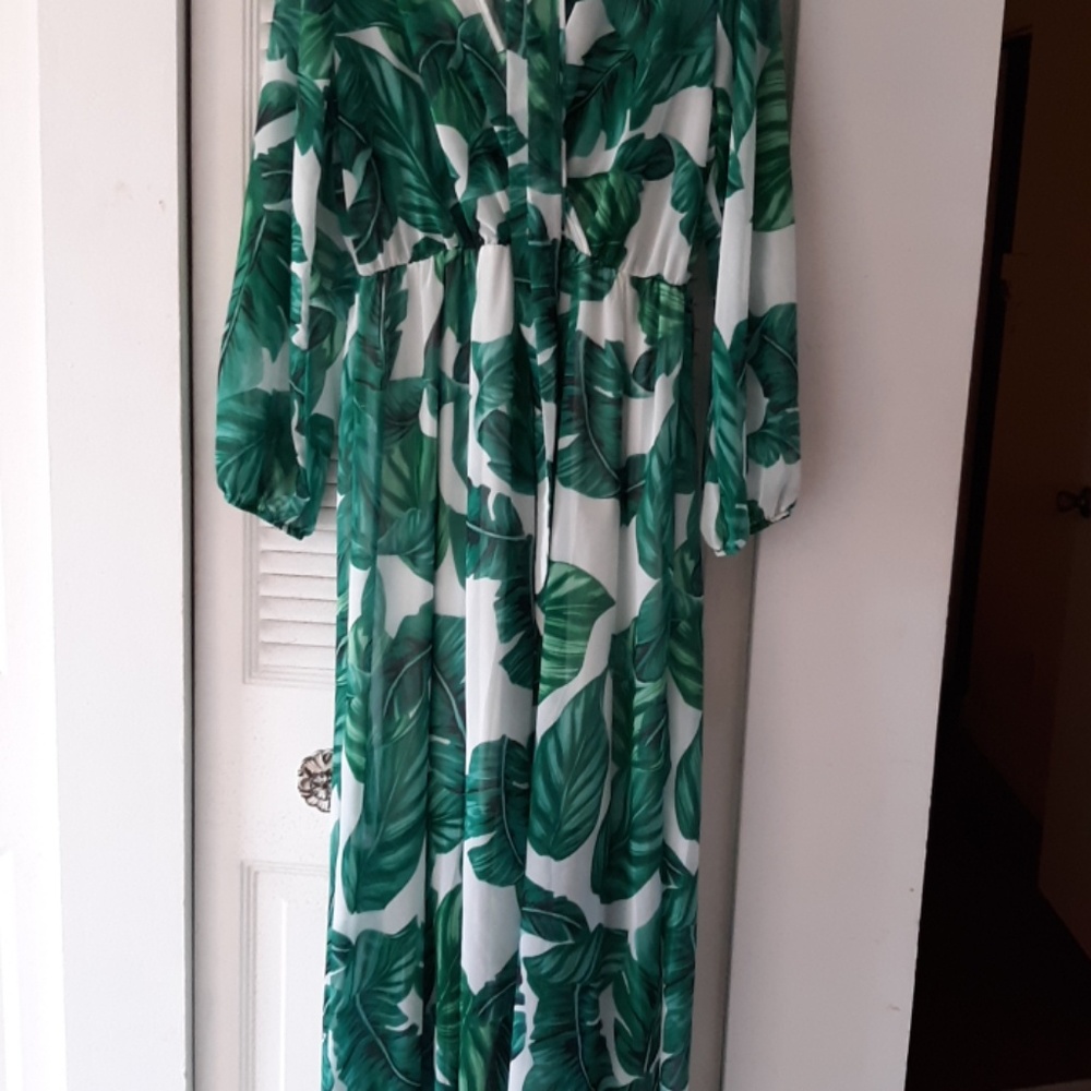Maxi sheer summer dress